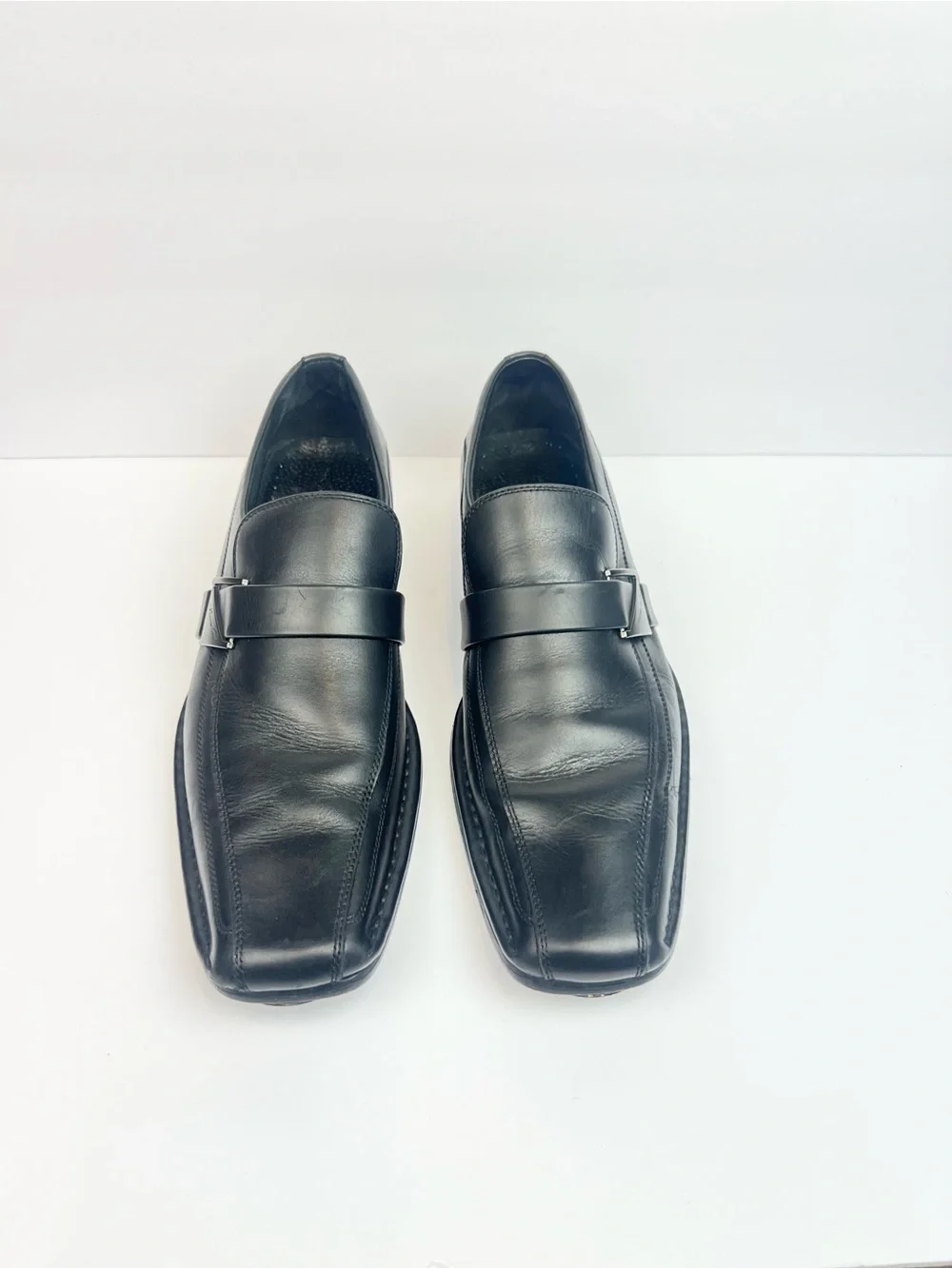 Kenneth Cole New York Men’s loafers size 10.5 M Black Leather